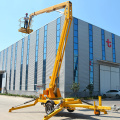 8m 10m 12m 14m 16m 18m 20m Towable Diesel Engine Trailer Spider Telescopic Aerial Platform small boom lifts